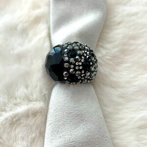 bebe Pave Crystal Ring